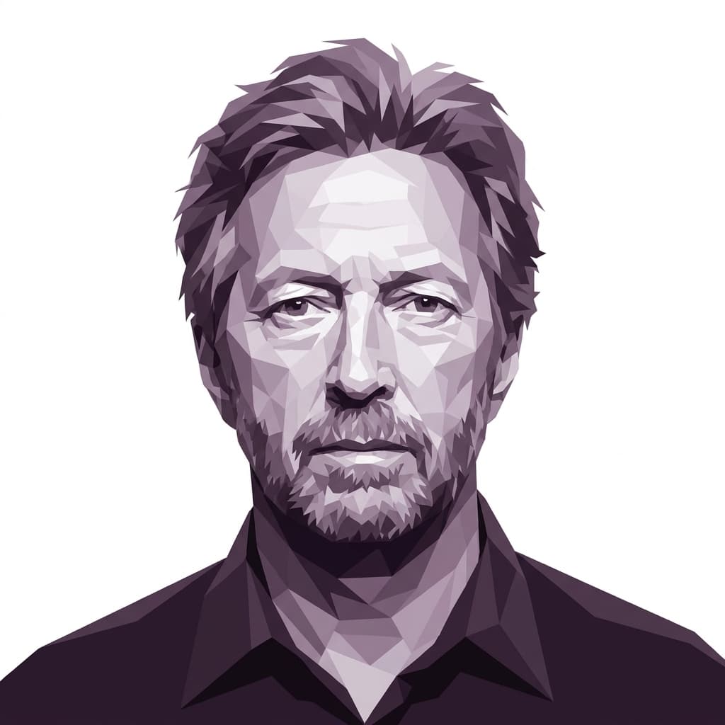 Portrait of Eric Clapton