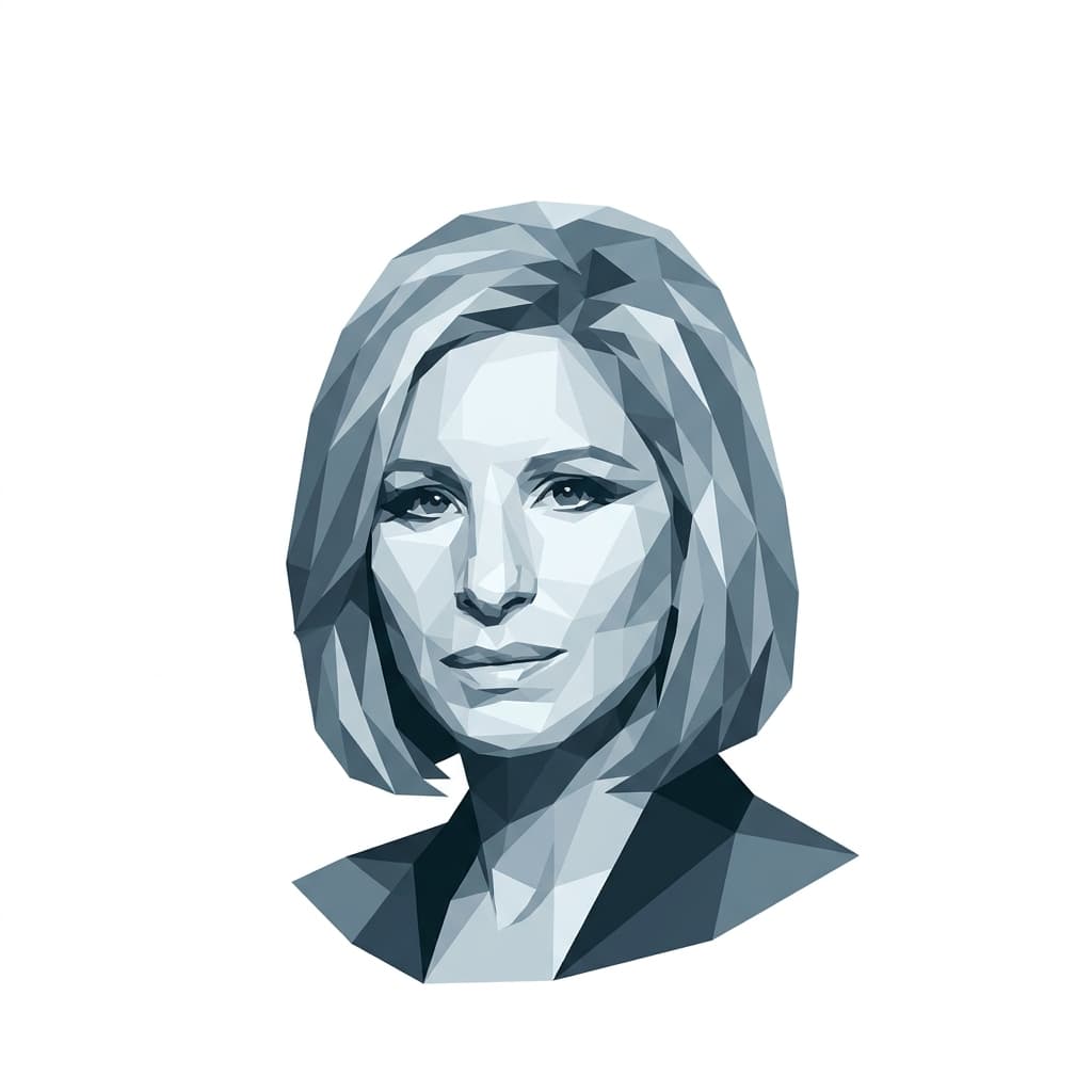 Portrait of Barbra Streisand