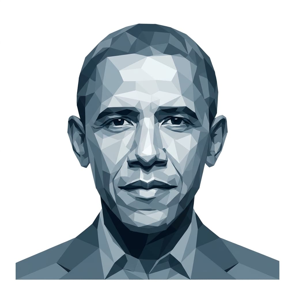 Portrait of Barack Obama