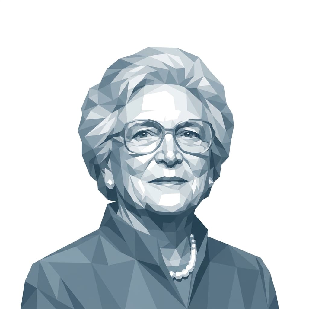 Portrait of Barbara Bush
