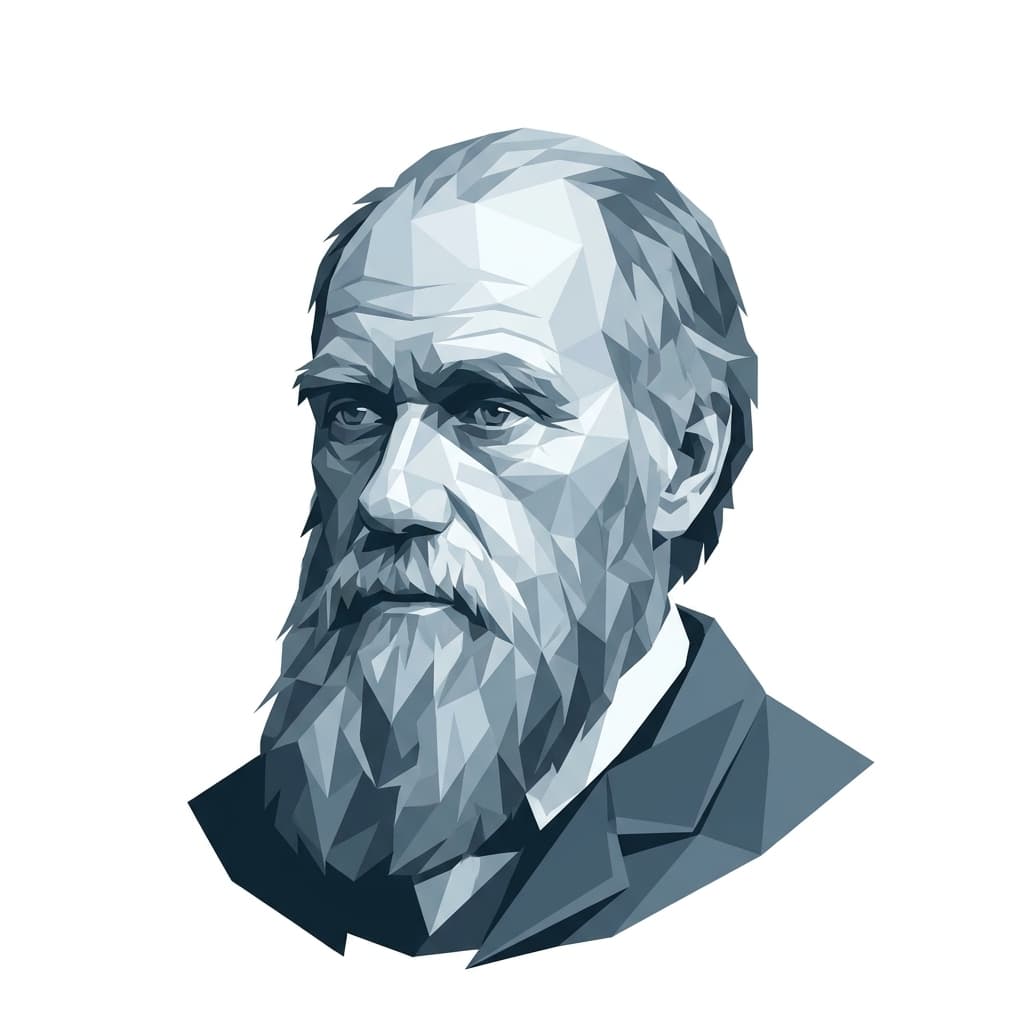 Portrait of Charles Darwin