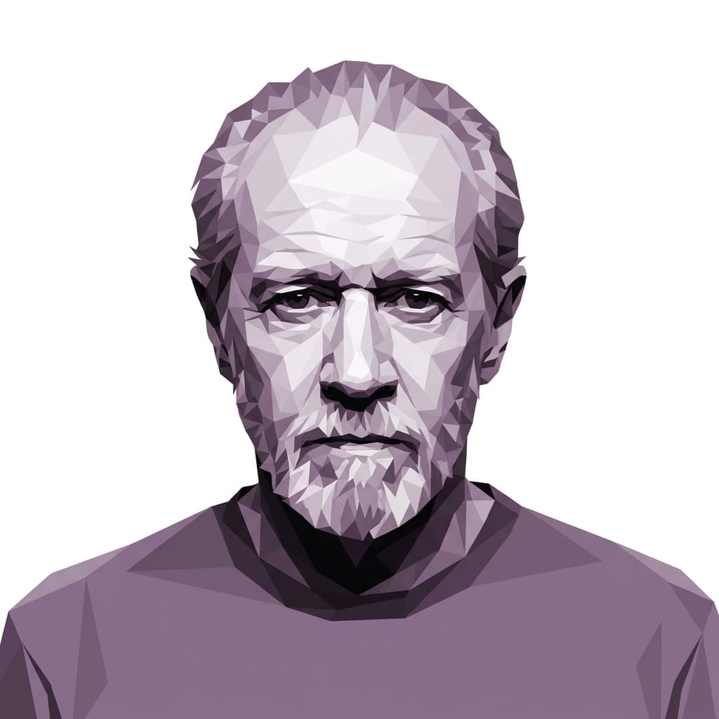 Portrait of George Carlin