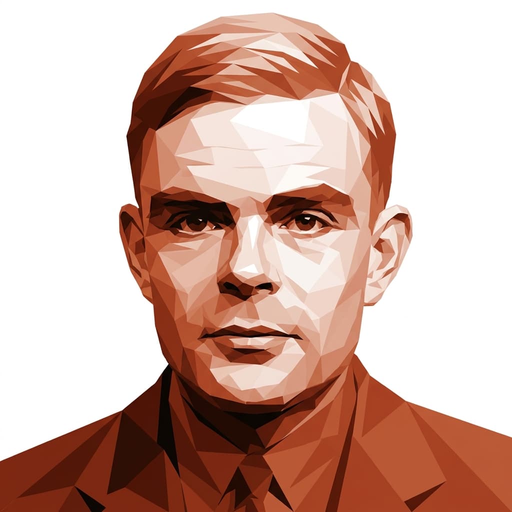 Portrait of Alan Turing